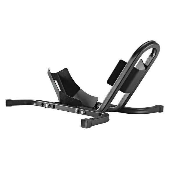 Транспортна стойка за мотор заключваща предната гума