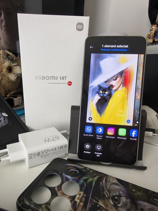 Xiaomi 14T, 12GB RAM, 512GB, 5G, Titan Gray, ca și nou,in garanție