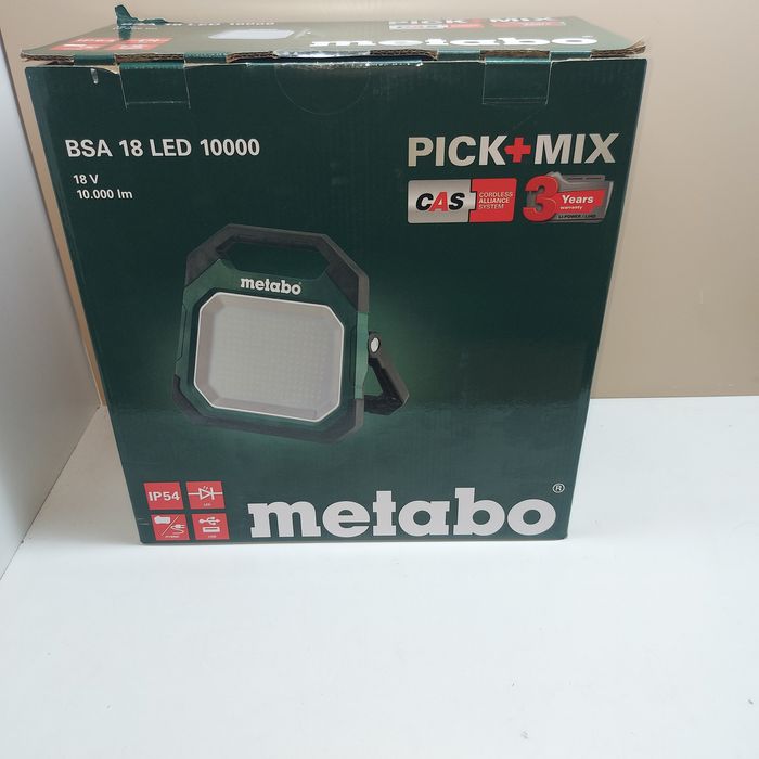 Строителен акумулаторен прожектор Metabo BSA 18 LED 10000