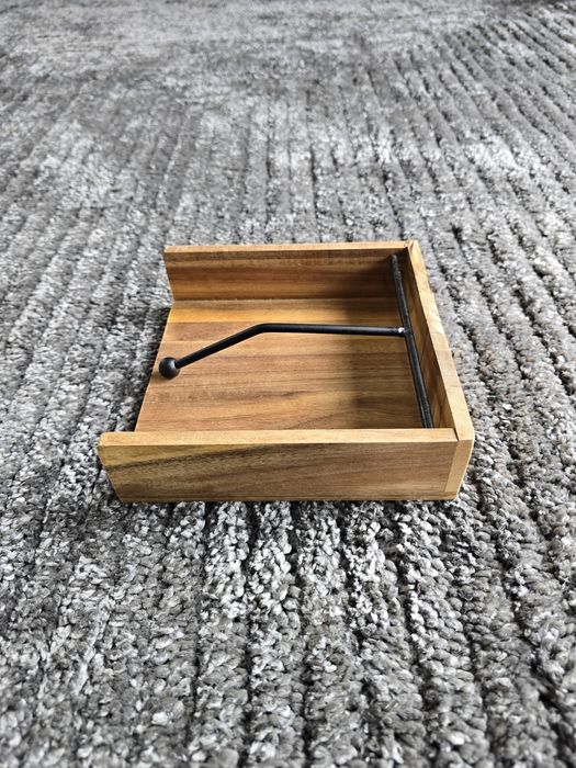 Дървен салфетник, поставка за салфетки