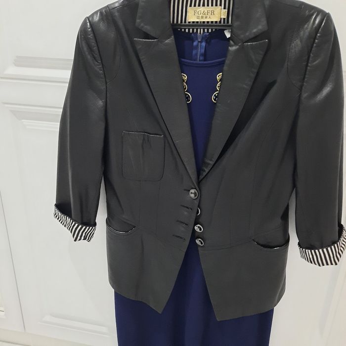 Пиджак из натуральной кожи!