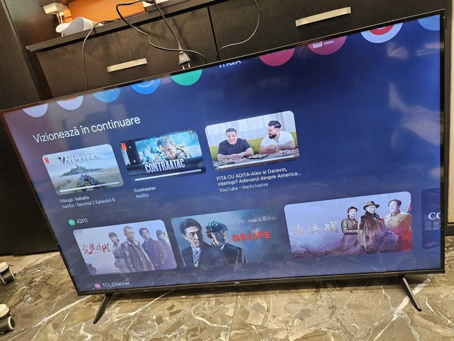 Hope Amanet P5-  Televizor LED Smart TCL 55V6B, 139 cm, 4 k Ultra HD
