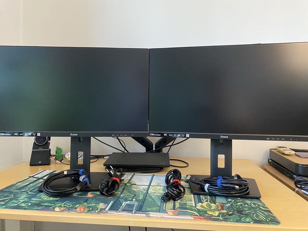 Vand doua monitoare iiYama ProLite QHD IPS 100 Hz 23,8 inch
