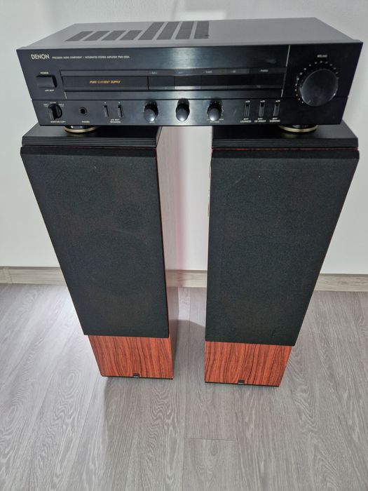 Amplificator denon și boxe quart