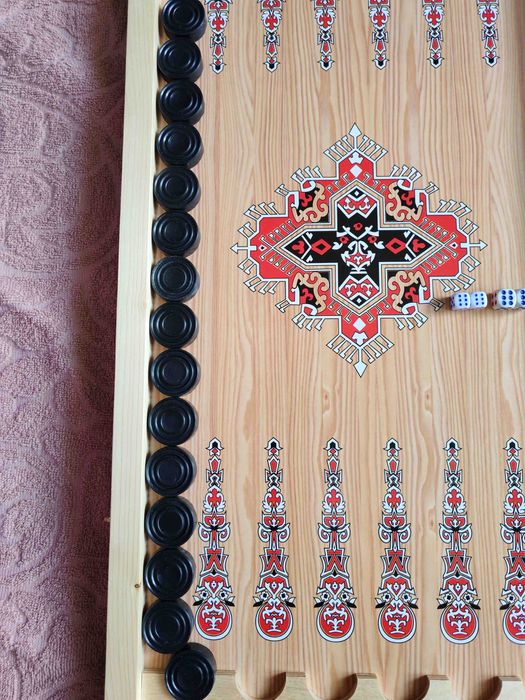 нарды большие «Два шейха» 60 см на 60 см