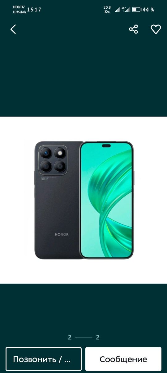 Honor x8b 8/256 sotiladi