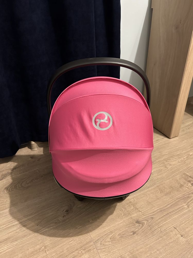 Столче за кола Cybex Aton M i-size 0-13 кг розово