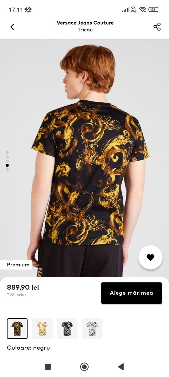 Ofertaa Tricou VERSACE original colectia noua M,L,XL model deosebit