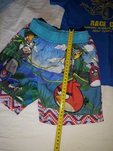 Lot  haine 4-5 ani maieu tricou pantaloni Angry Birds