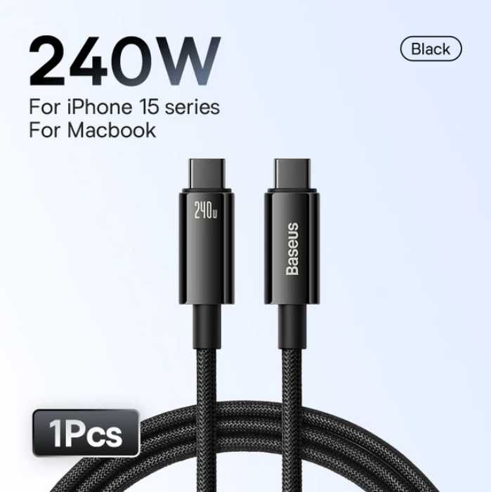 Кабель Baseus Cafule Cable USB to Type-C QC3.0 3A 1m