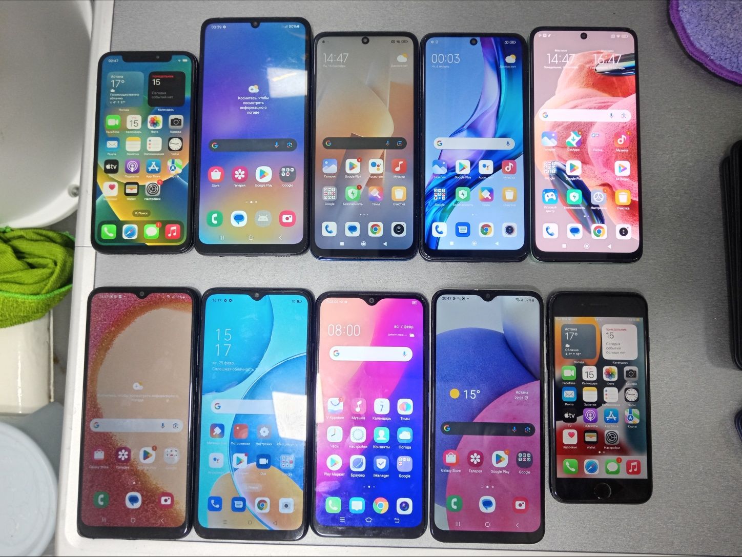 Смартфоны Samsungi,oppo,redmi,Huawei