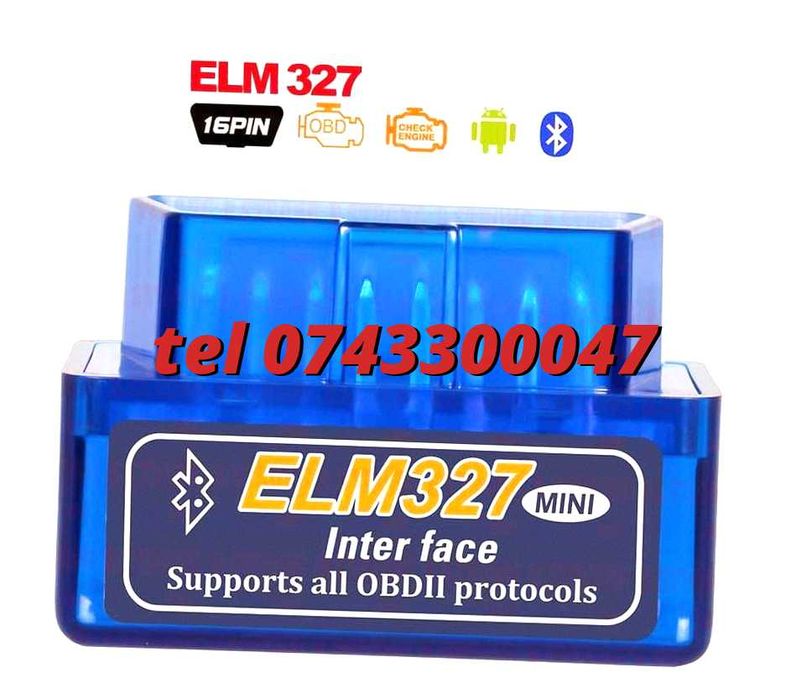 Interfata Diagnoza Auto Obd Ii Bluetooth Elm327