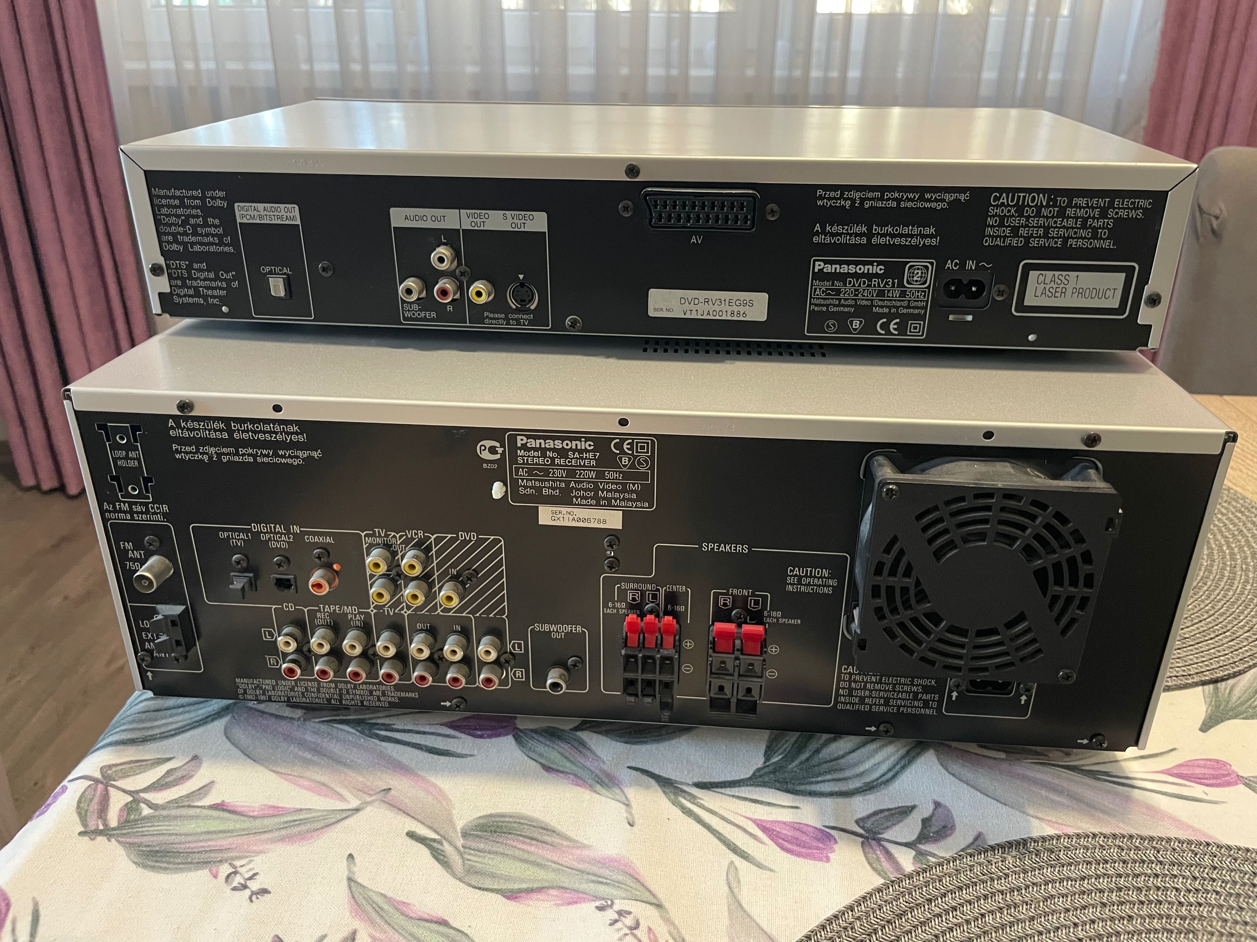 Домашен усилвател(ресийвър) Panasonic Sa-HE7