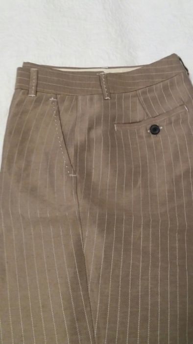ZARA Pantaloni evazati dama stofa bej mărime 38 noi Curier OLX