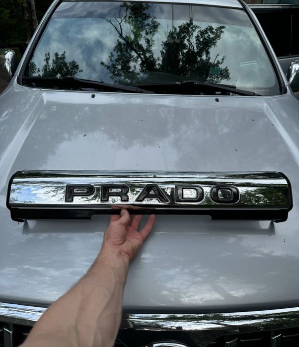 Хром накладка на губу Toyota Prado 120 gx470