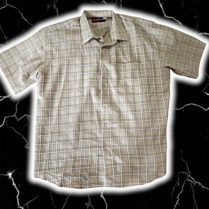 Cămașă bej cu carouri – Look casual, perfect pentru vară!