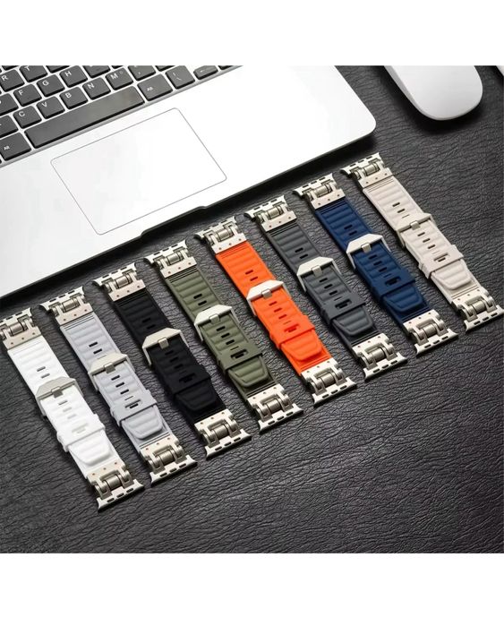 Curea TPU Soft Titanium Ceas Apple Watch Incarcator Cablu Iphone