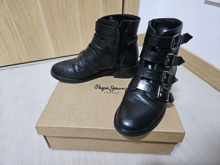 Ghete dama piele Pepe Jeans, NOI, marime 37, 700 in magazin