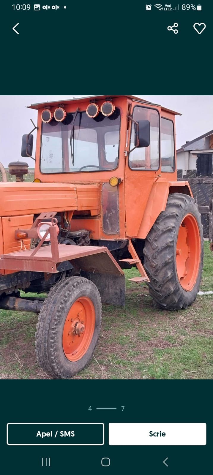 Tractor u650 universal cu remorca