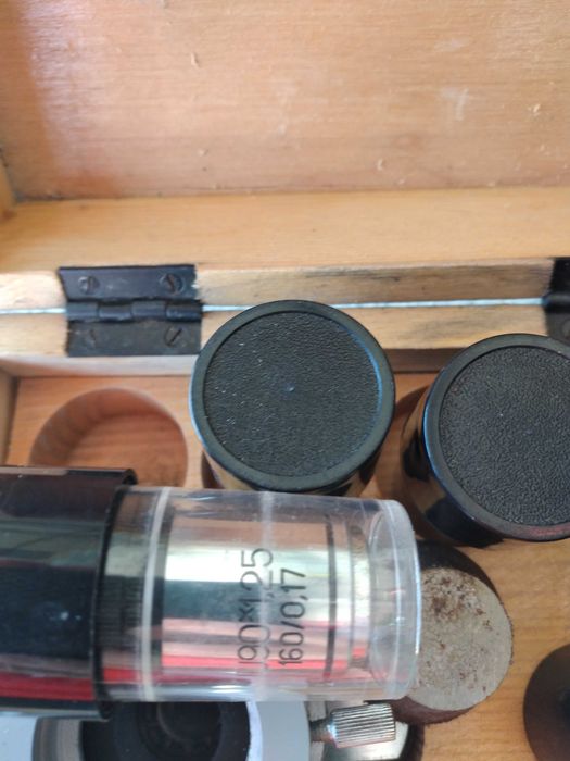 Set lentile microscop carl zeiss foarte vechi