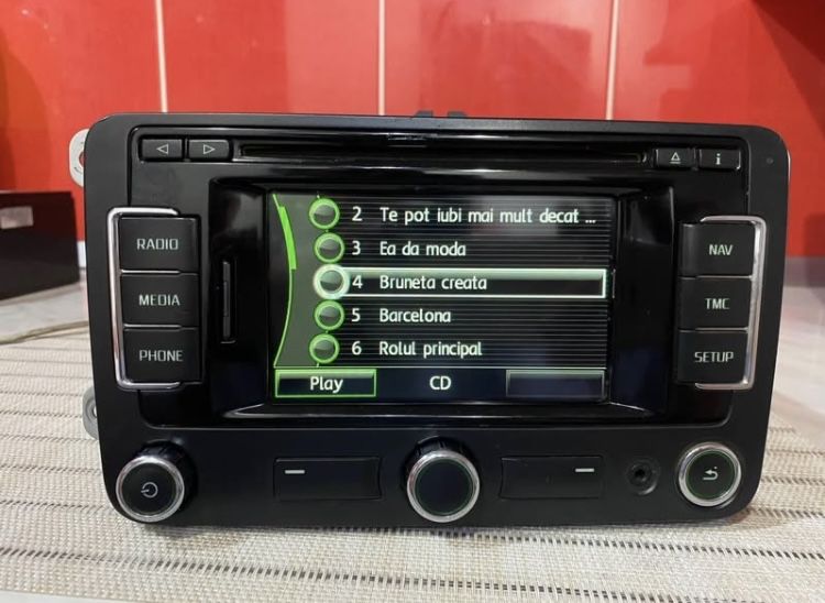 Navigatie Originala Skods Octavia, RNS 315 bluetouth