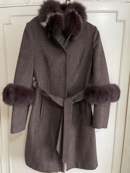 Palton cu blăniță