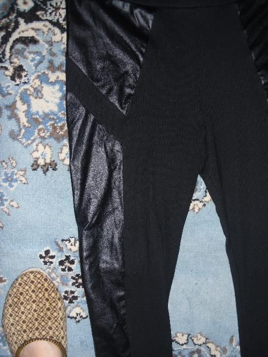 pantaloni dama cu piele naturala