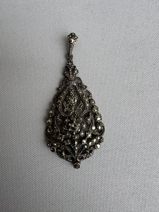 Pandantiv argint si marcasite
