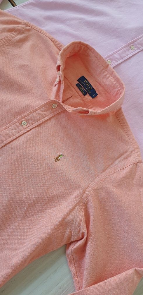 POLO Ralph Lauren Stretch Oxford Slim Fit  /L НОВО! 2бр. ОРИГИНАЛ Риза