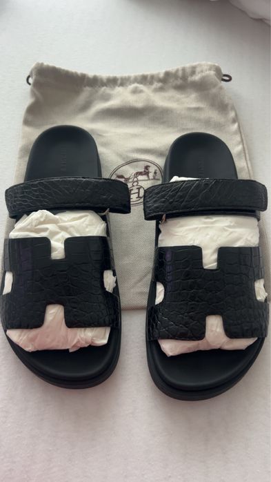 Papuci din piele de crocodil 100%