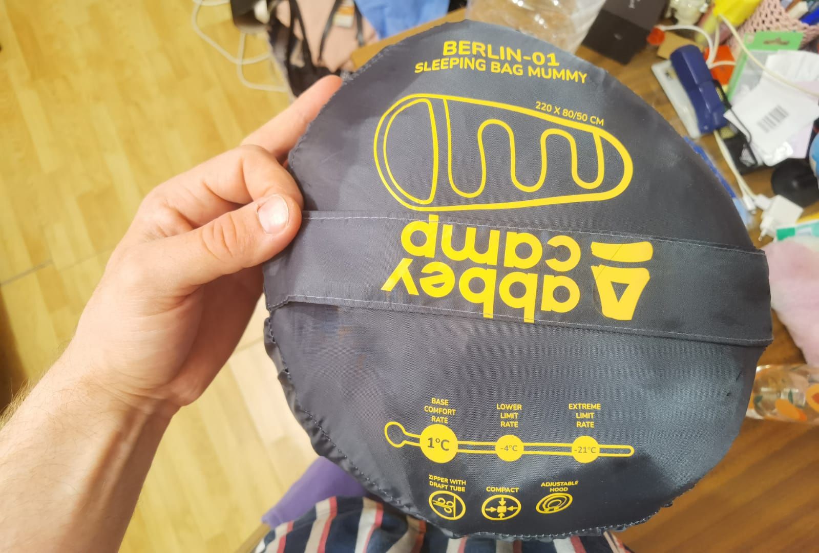 Sac de dormit Confort +1°C/limit-4°C/ extreme-21°C