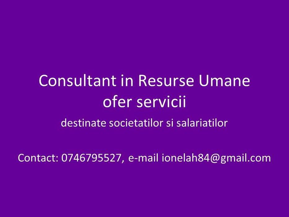 Ofer servicii de resurse umane
