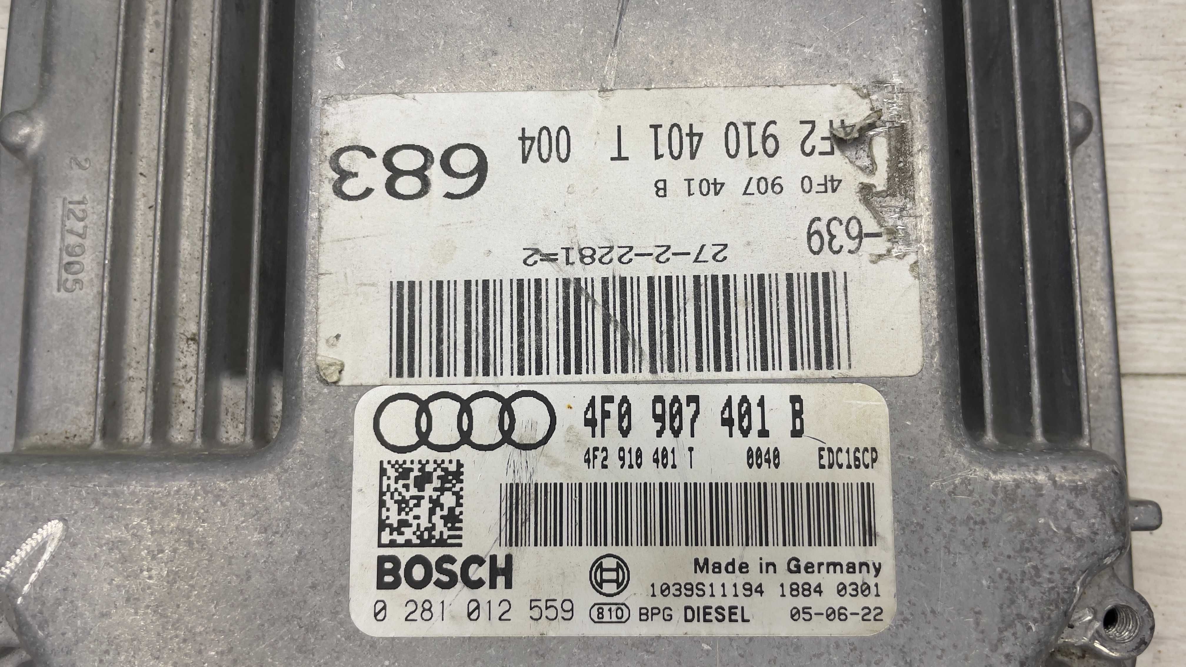 Компютър двигател AUDI A6 4F0907401B