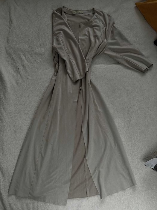 Vând pardesiu bej - piele naturala - S/M