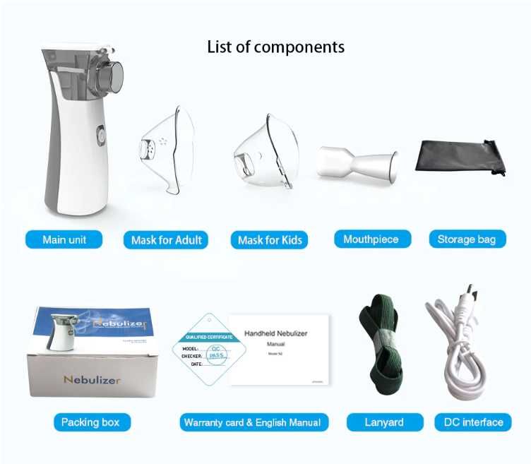 Новый ультразвуковой ингалятор (мэш небулайзер) - гарантия - доставка