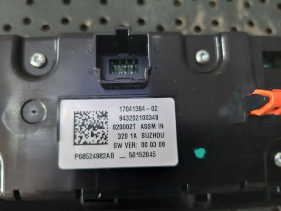 Panou comanda clima ac jeep compass 2 facelift 17041384-02 p68524982ab