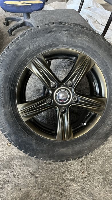 На ниве стояла зимня резина с дисков