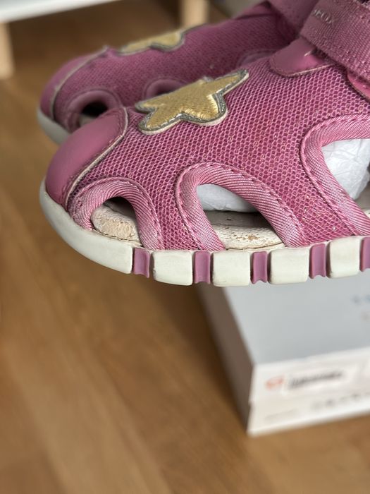 Sandale Geox, textil si piele ecologica, 25 EU, interior 15.7 cm