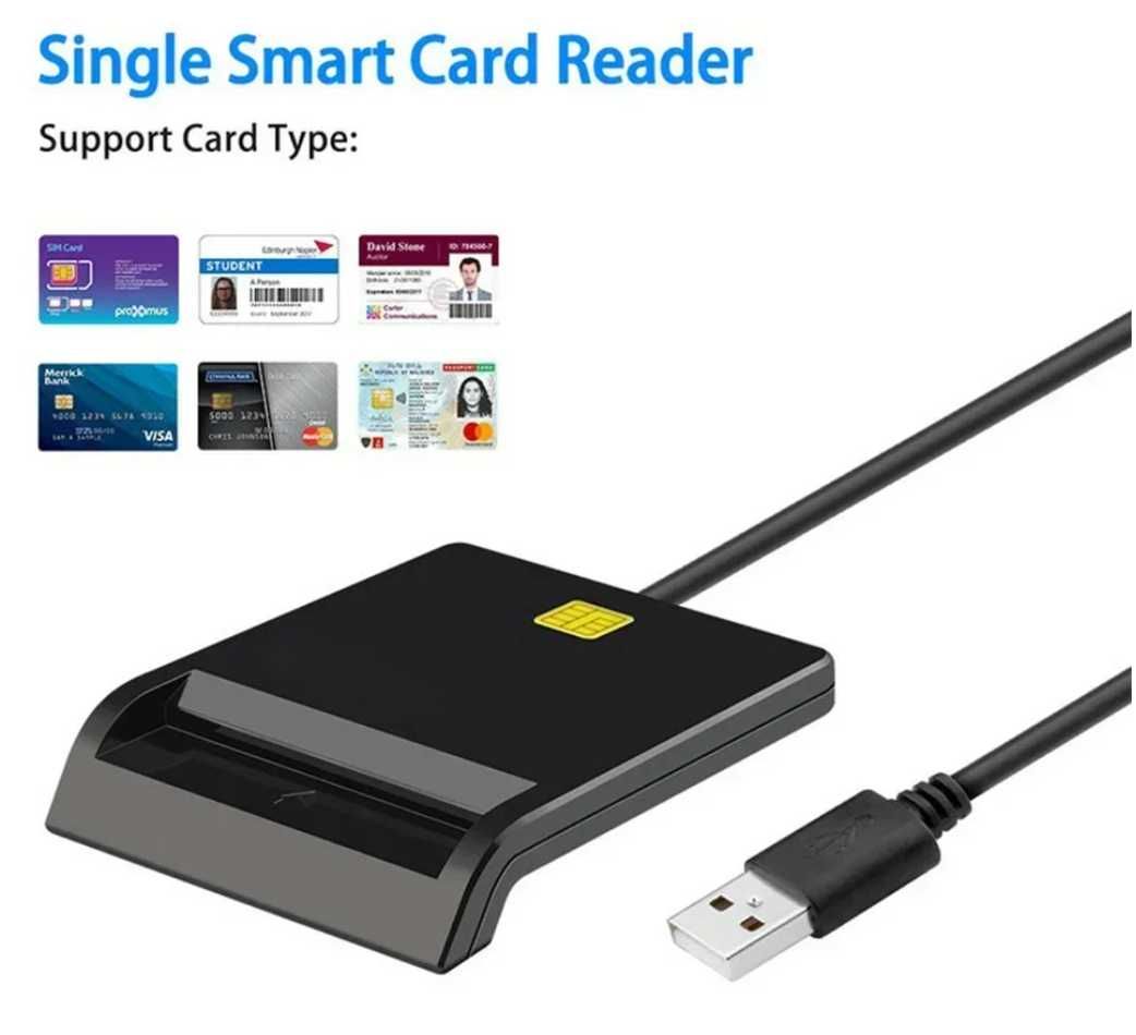 Портативный интеллектуальный кард-ридер USB 2.0 DNIE ATM CAC IC ID