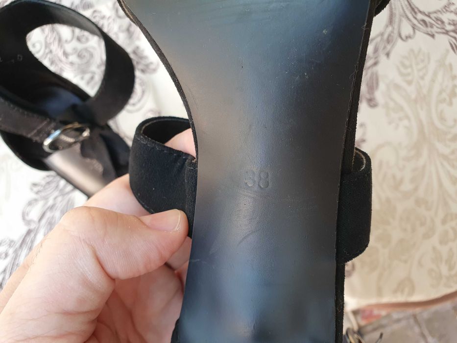 Дамски обувки на висок ток Star Collection, естествена кожа, номер 38