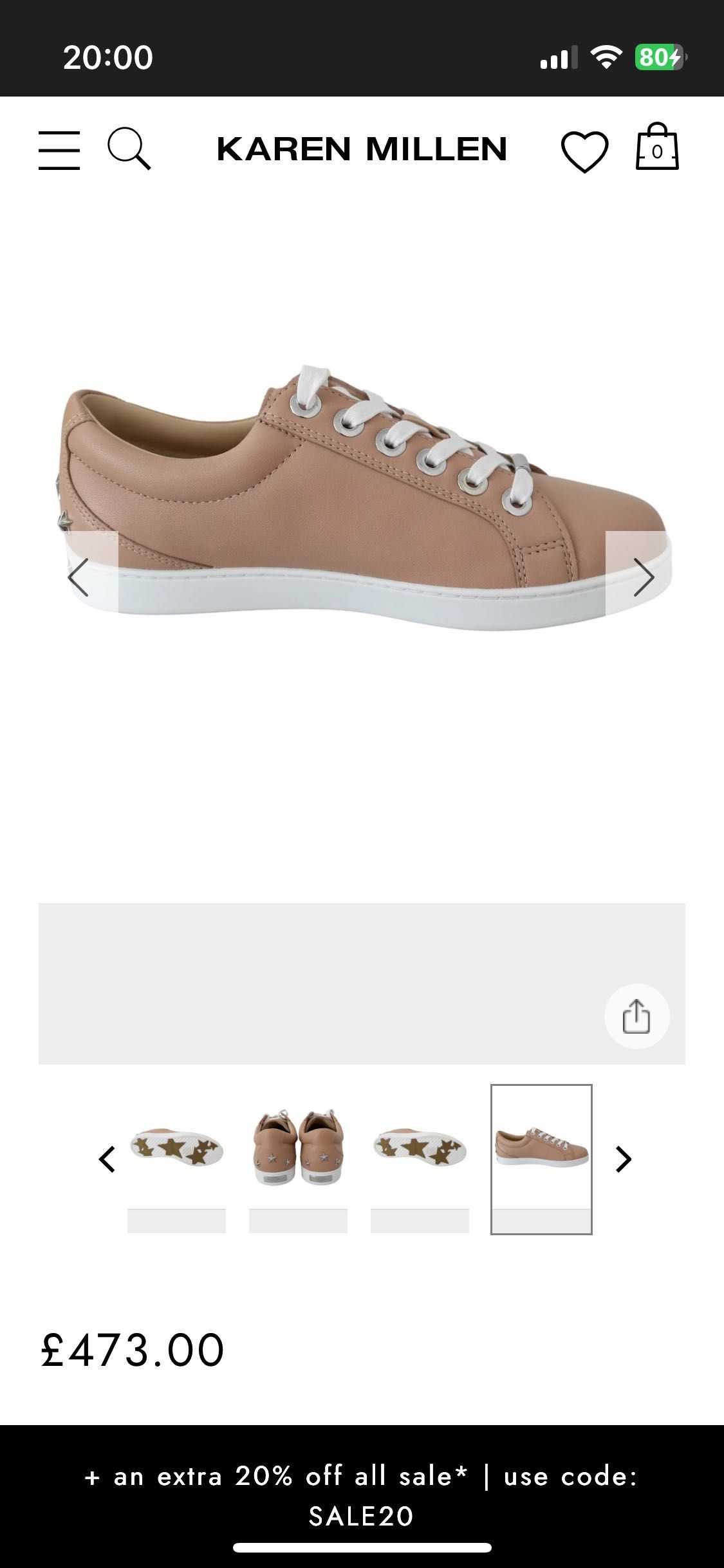 Jimmy Choo Raine сникъри р-р 36.5