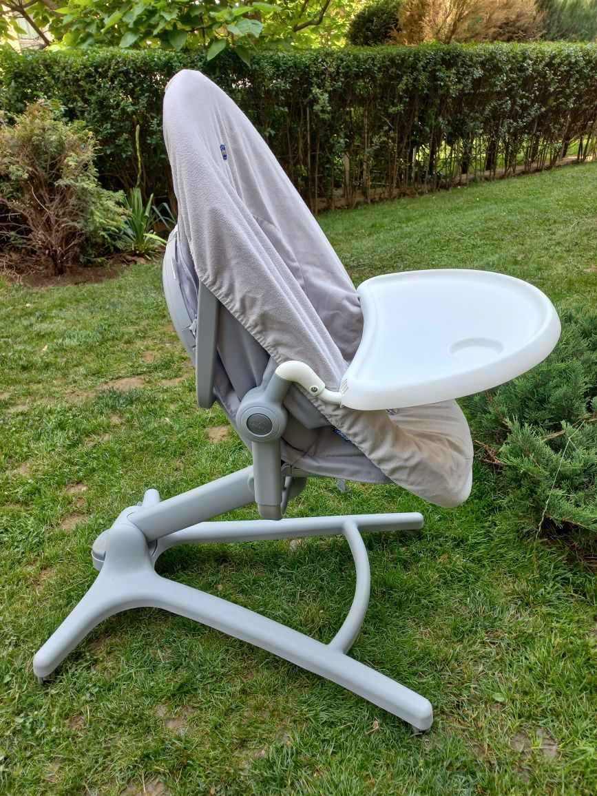 Chicco Baby Hug Air 4in1 - кошара, шезлонг, стол за хранене +аксесоари