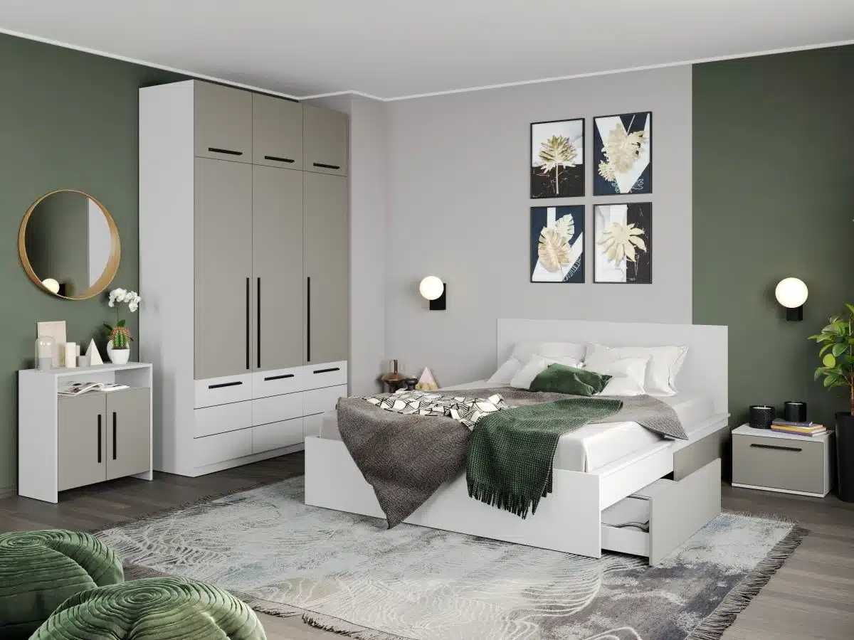 Dulap Inalt Casmir / Alb 1.51m Soares