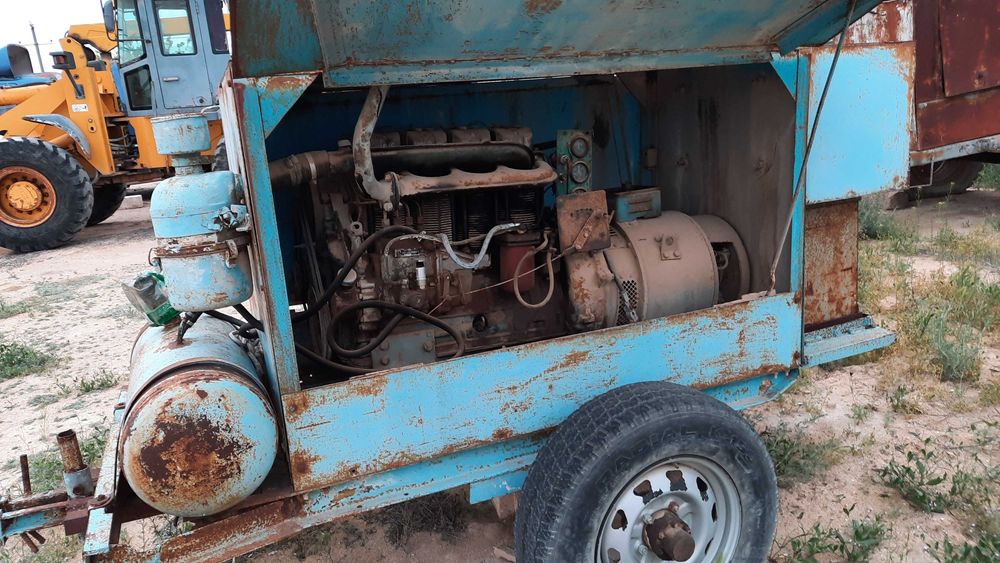 САГ на прицепе- тележке