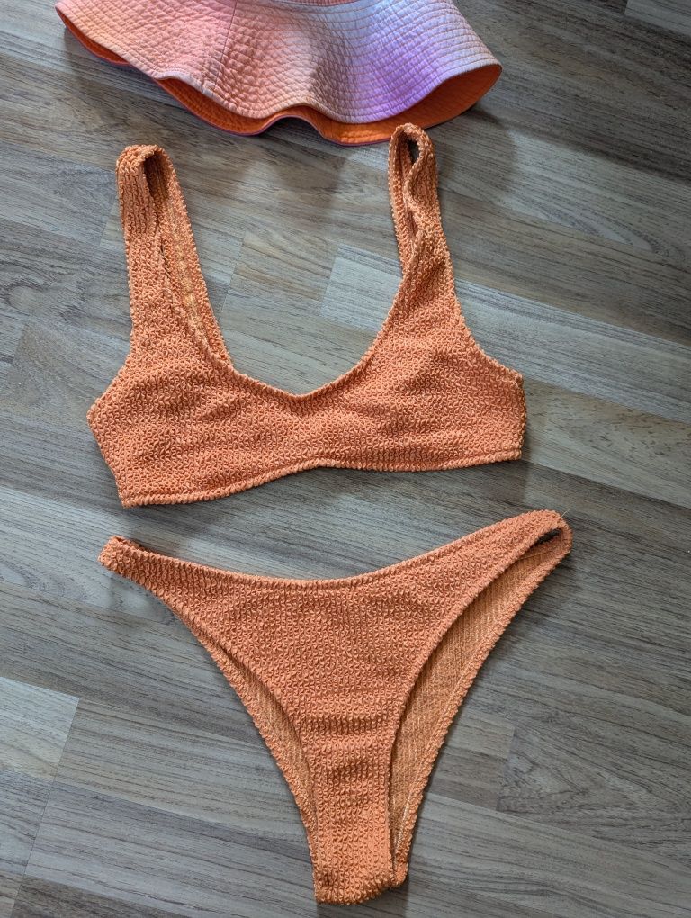 Дамски оранжев бански Mango S