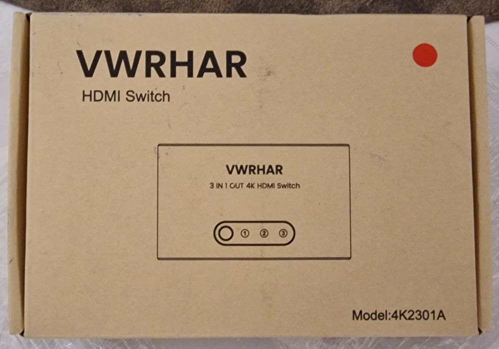 Vând HDMI 4K Switch nou