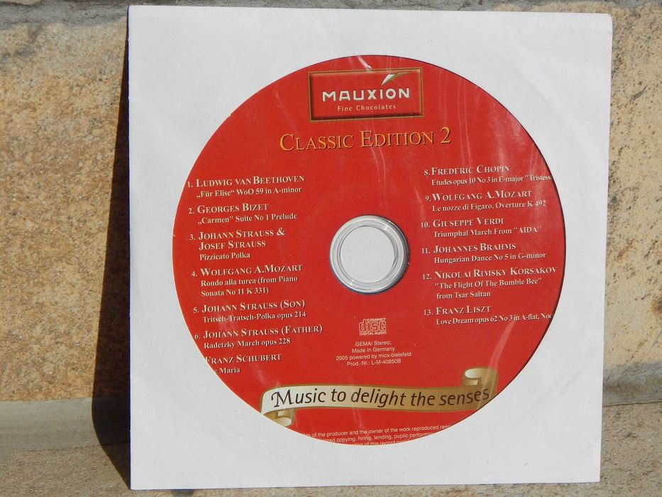 CD colectie muzica clasica Beethoven Mozart Strauss Verdi Schubert