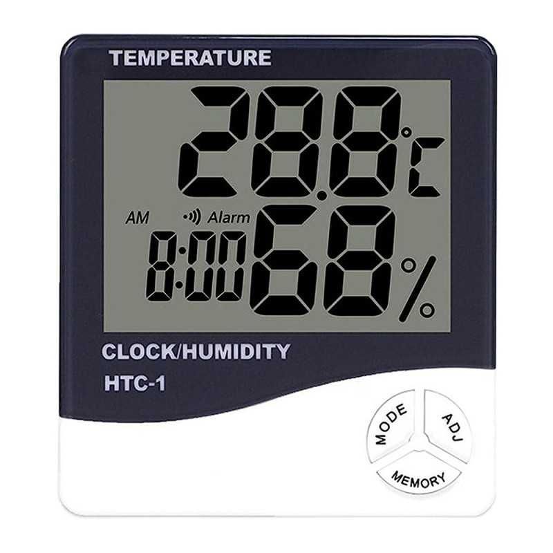 Termometru Si Higrometru Digital  HTC-1 Ora, Temperatura, Umiditate