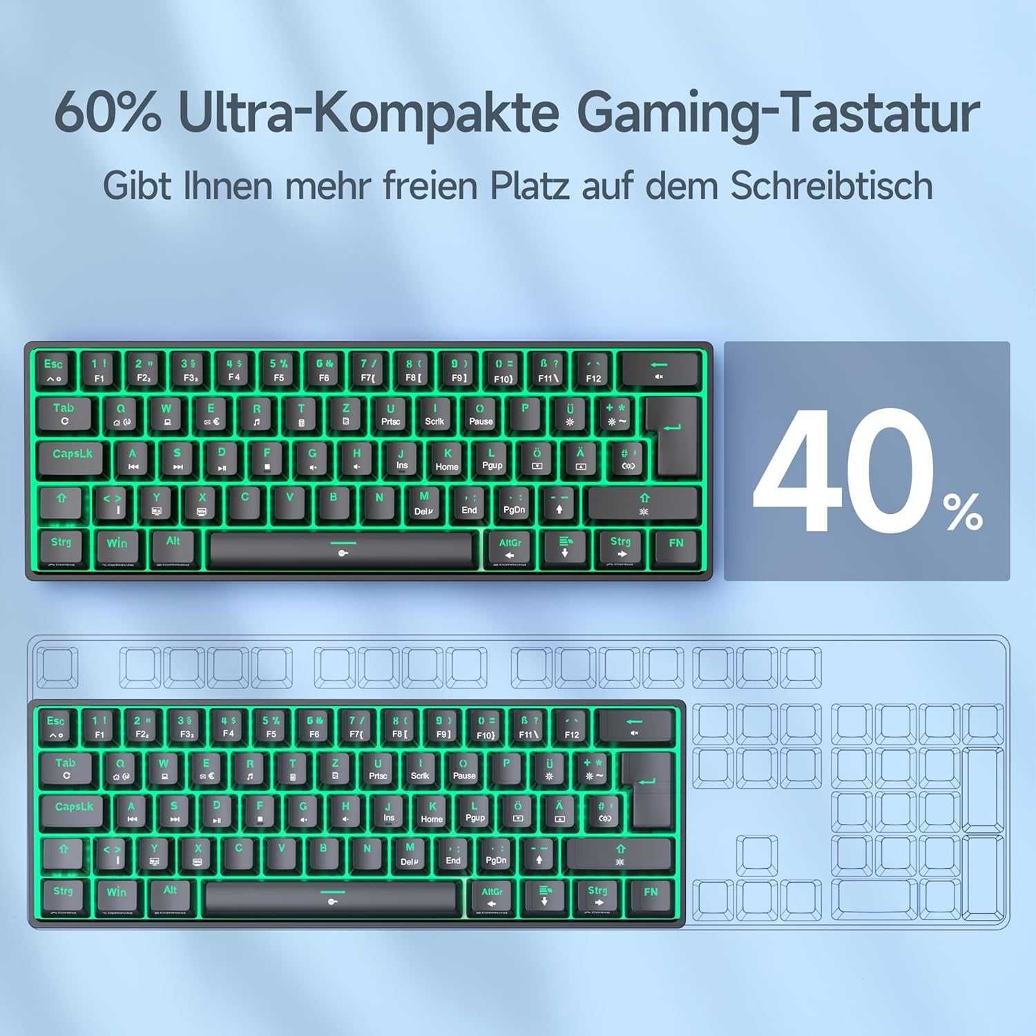 Механична Gaming клавиатура TMKB T61SE