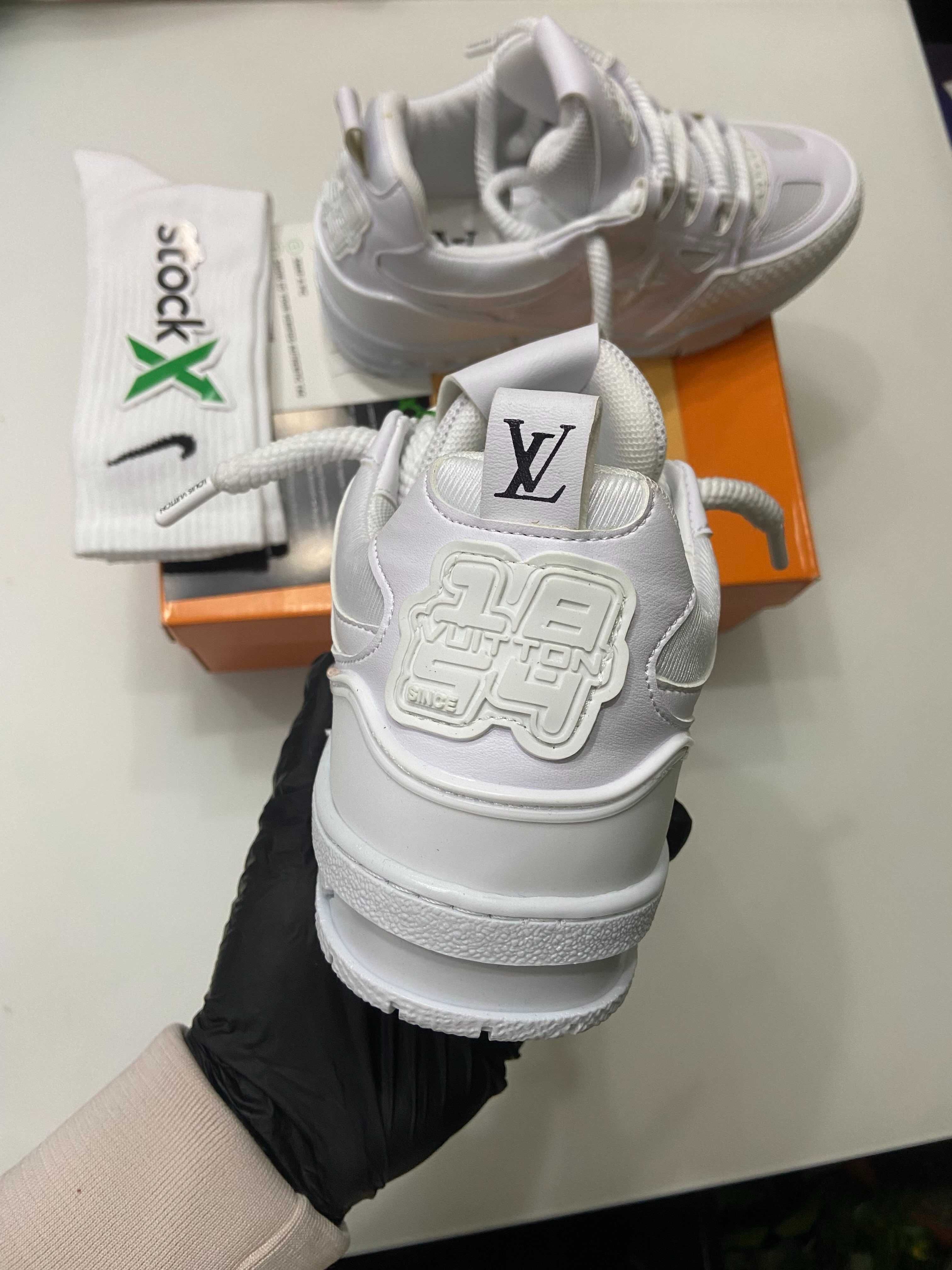 (40-45 н.) LV Louis Vuitton Skate Sneaker Tripple White